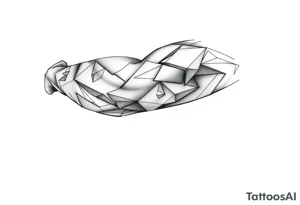 geometric tattoo idea