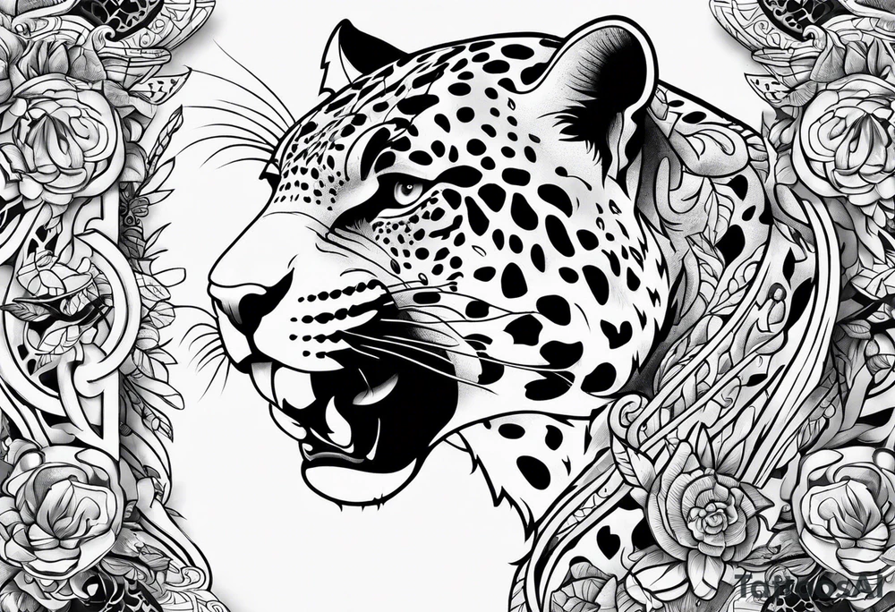 Jaguar tattoo tattoo idea