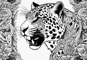 Jaguar tattoo tattoo idea