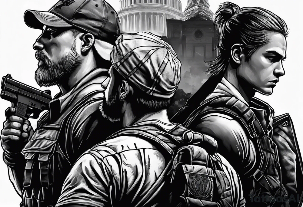 Rucking, brotherhood, shadows, fitness, GrowRuck tattoo idea