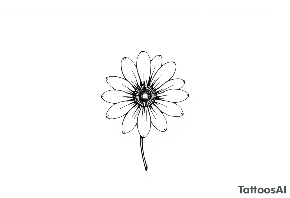 Daisy tattoo idea