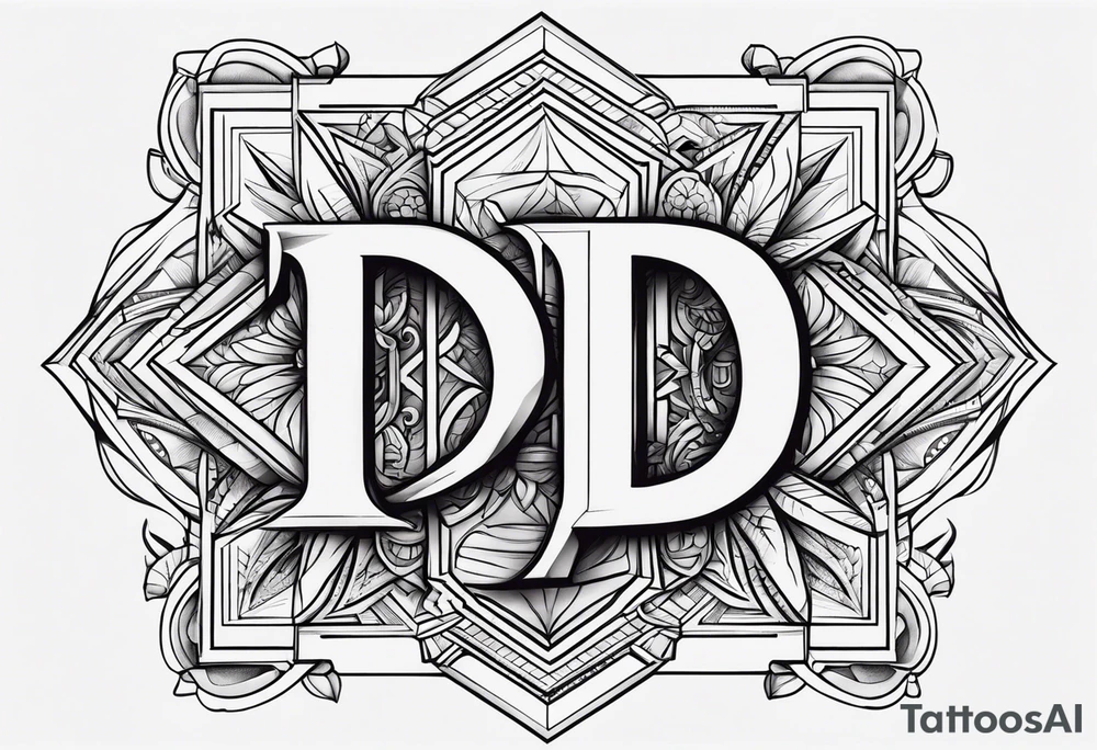 Letters P P D K T P W C tattoo idea