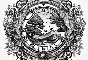 Make time count tattoo idea