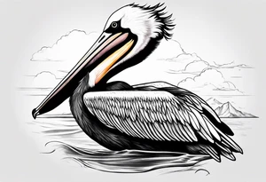 100 km pelican tattoo idea