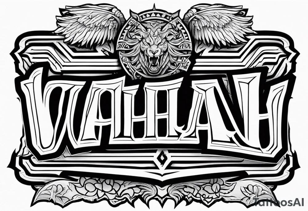 Valhalla courageous warrior tattoo idea