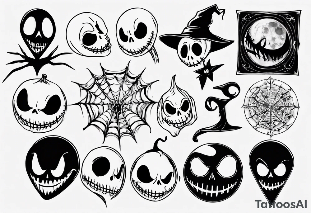 jack skellington tattoo idea