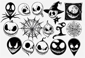 jack skellington tattoo idea