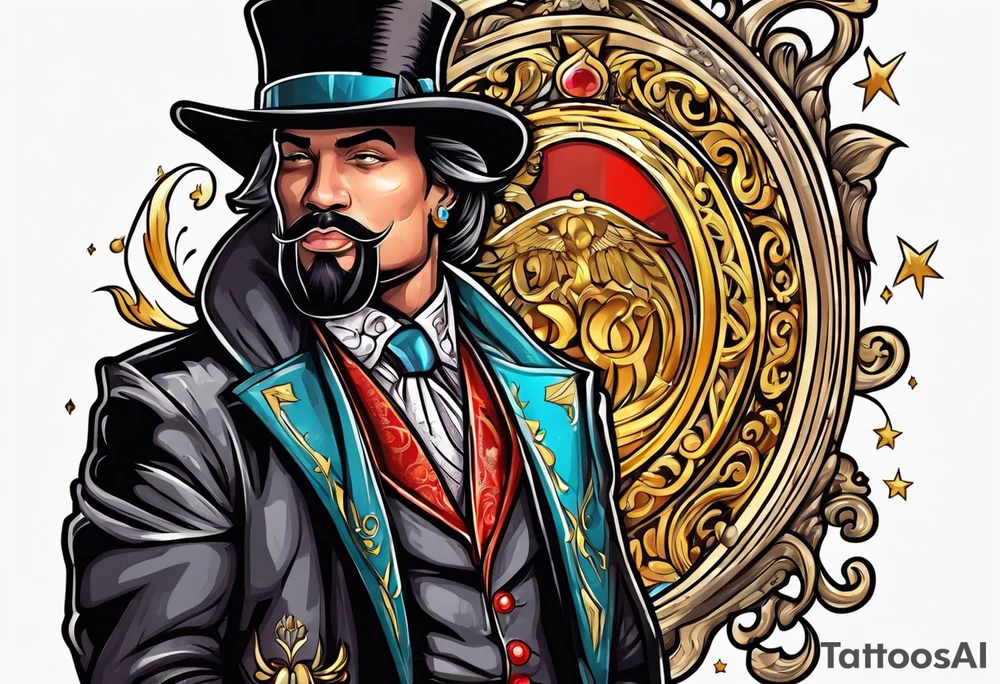 Pimp coat tattoo idea