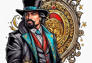 Pimp coat tattoo idea