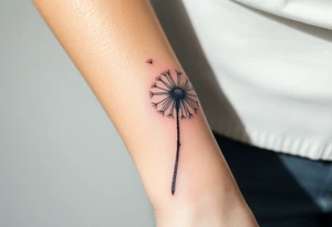 Dandelion real 
with shadows tattoo idea