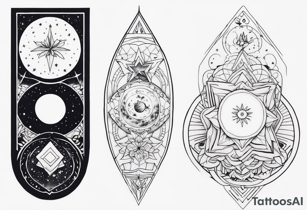 A tattoo that resembles rong for my finger with the word "the universe" tattoo idea