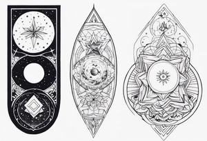 A tattoo that resembles rong for my finger with the word "the universe" tattoo idea
