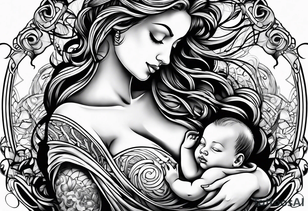 Breastfeeding tattoo idea