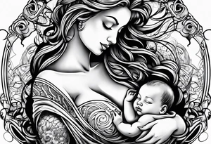 Breastfeeding tattoo idea