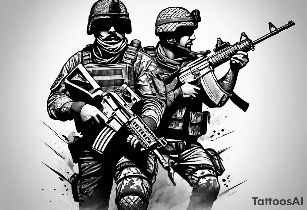 Soldier tattoo idea