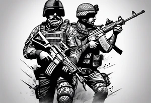 Soldier tattoo idea