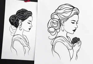 matching mother daughter tattoo tattoo idea