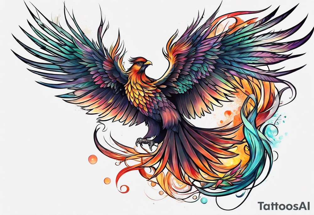 Phoenix tattoo idea