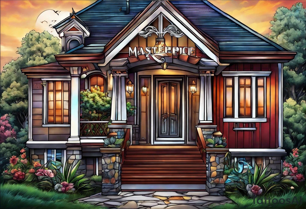 House tattoo idea