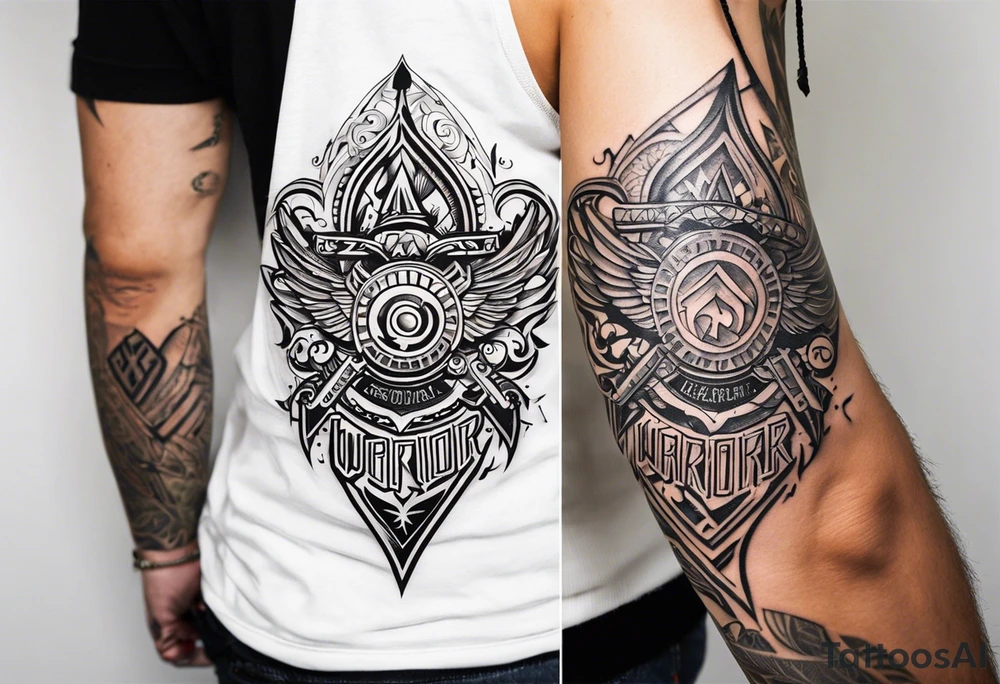 Warrior tattoo idea