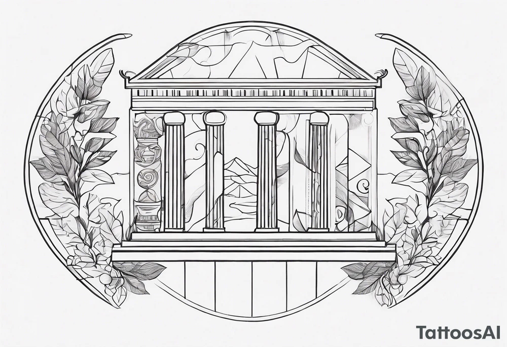Ancient greek tattoo tattoo idea
