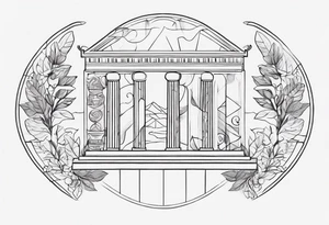 Ancient greek tattoo tattoo idea