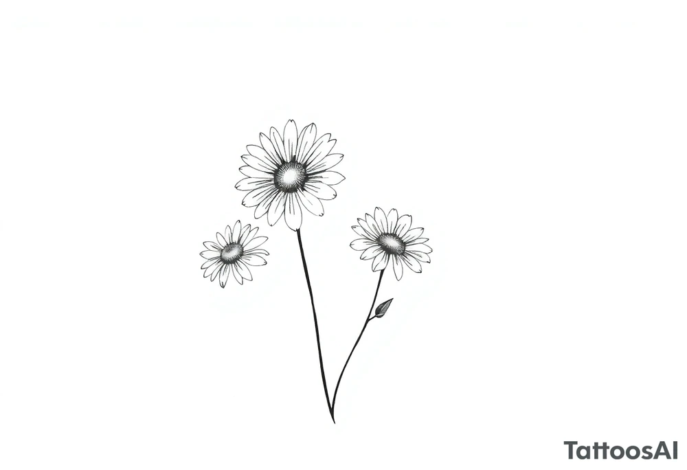 Daisies tattoo idea