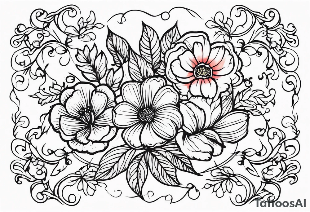 chrisitan
old school vintage simple traditional design 
vintage flowers surrounding 


bold color simple tattoo idea