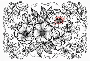 chrisitan
old school vintage simple traditional design 
vintage flowers surrounding 


bold color simple tattoo idea