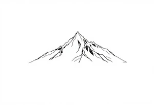 Mountain tattoo idea