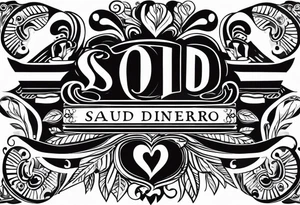 Palabras: Salud Dinero Amor tattoo idea