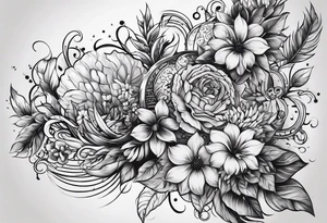 discipline and consistency words tattoo idea