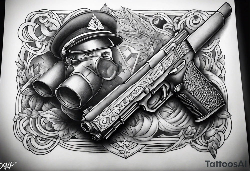 Ww2 gap fillers sleeve tattoo idea