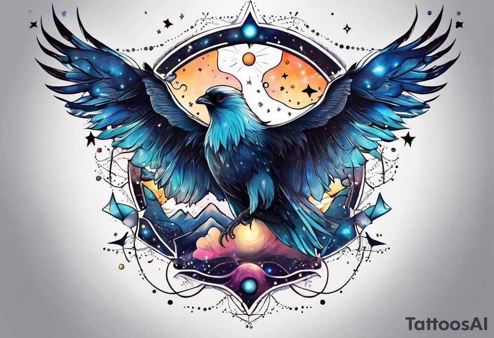 Constellation, animal, tattoo idea