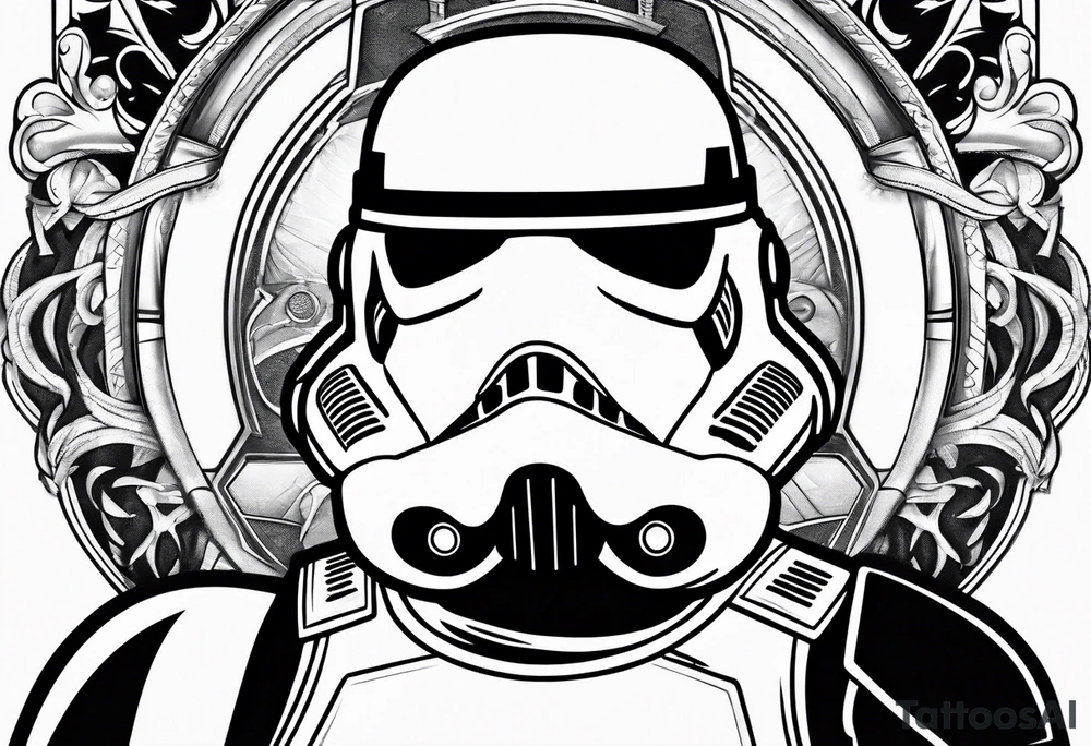 Nurse storm trooper tattoo idea