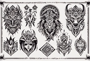 Matching tattoos for couples tattoo idea