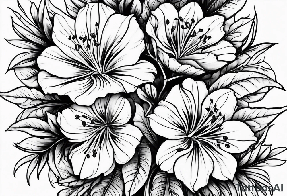 Kampala uganda Flame tree flower tattoo idea