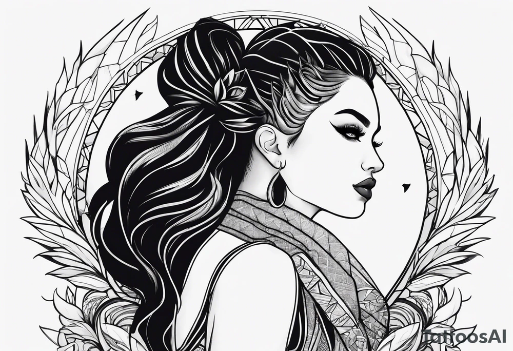 Jeylani Averie with hears tattoo idea