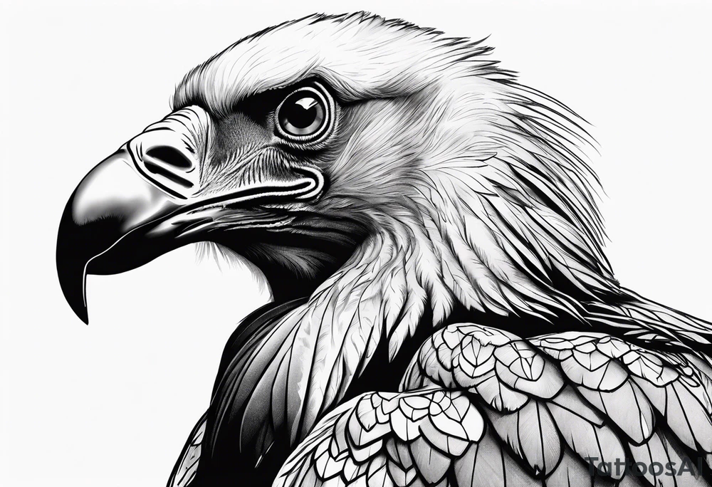 vulture tattoo idea