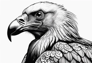 vulture tattoo idea
