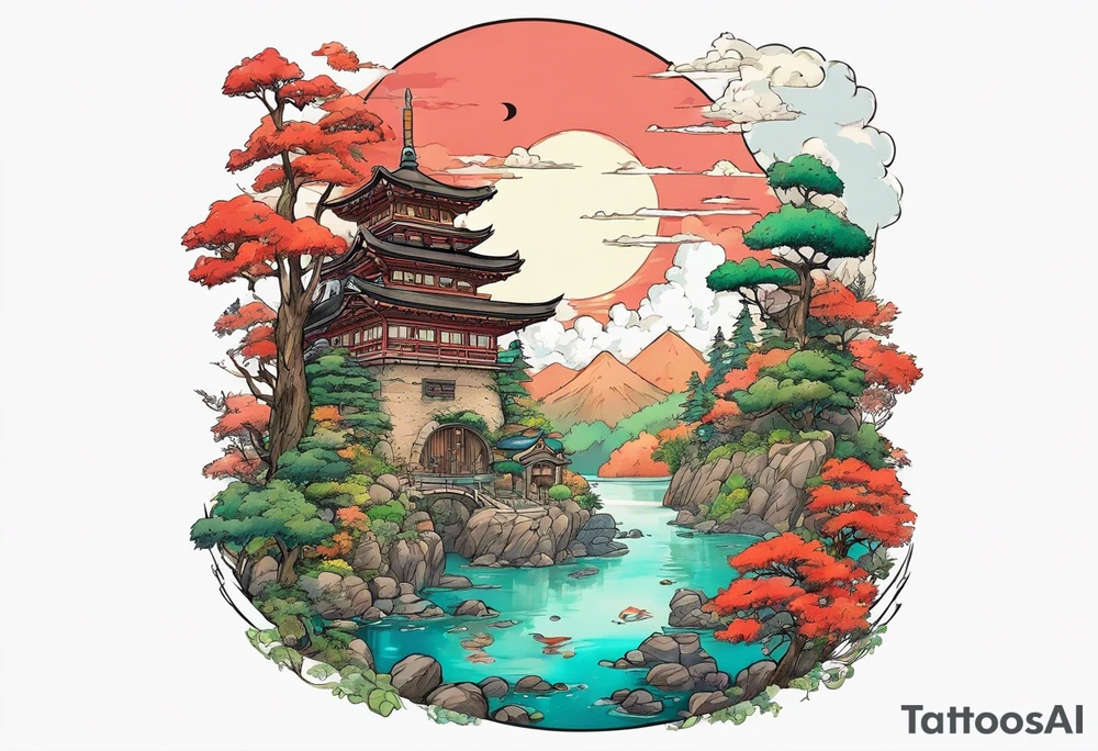 studio ghibli tattoo idea