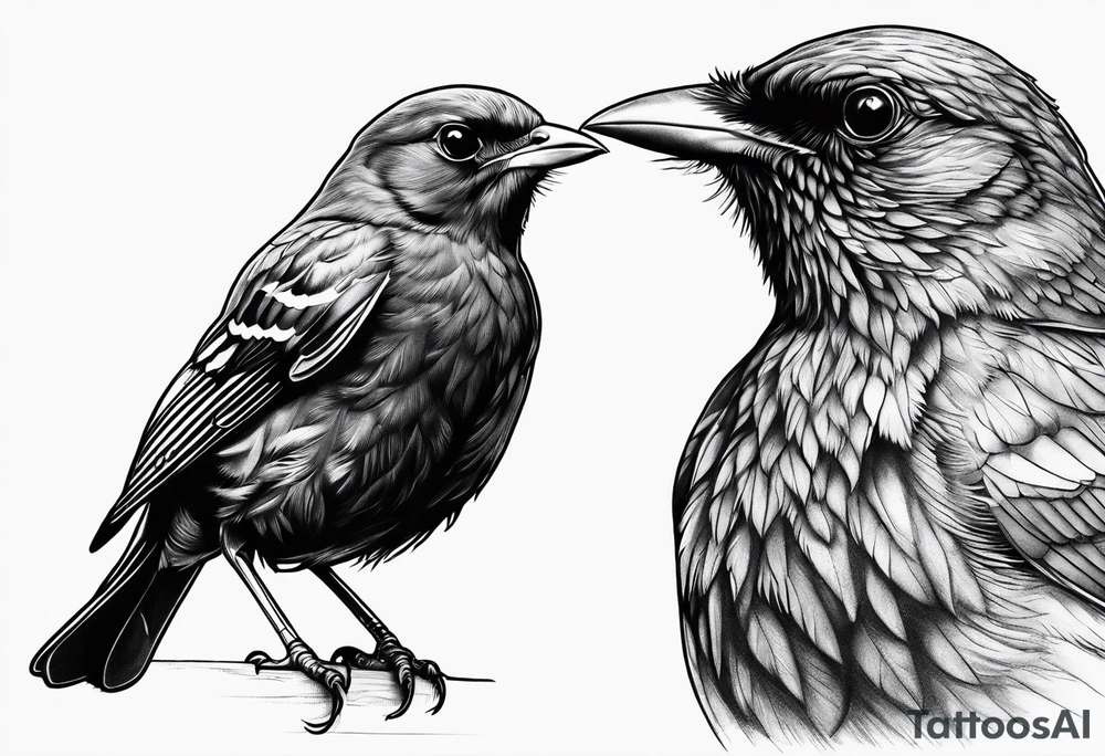 Blackbird tattoo idea