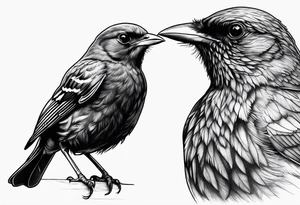 Blackbird tattoo idea