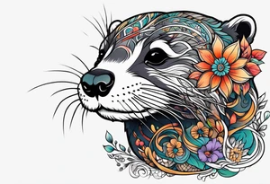 Hippie Otter tattoo idea