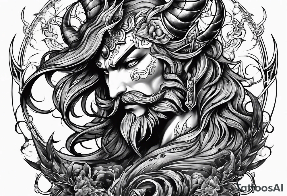 Fighting my own demons tattoo idea