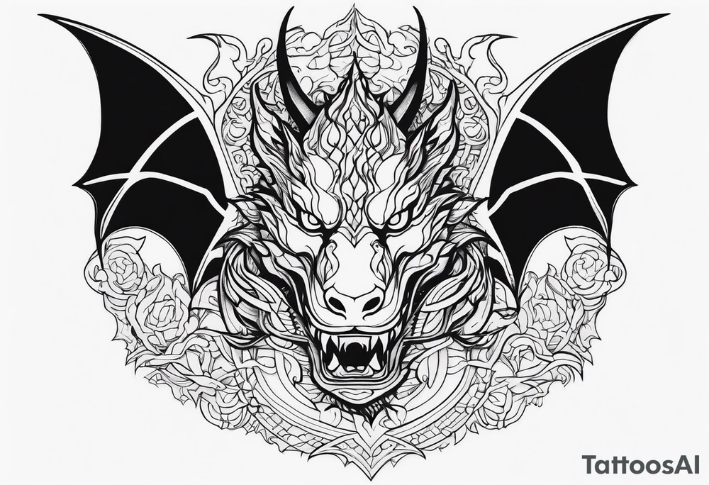 Dragon tattoo idea