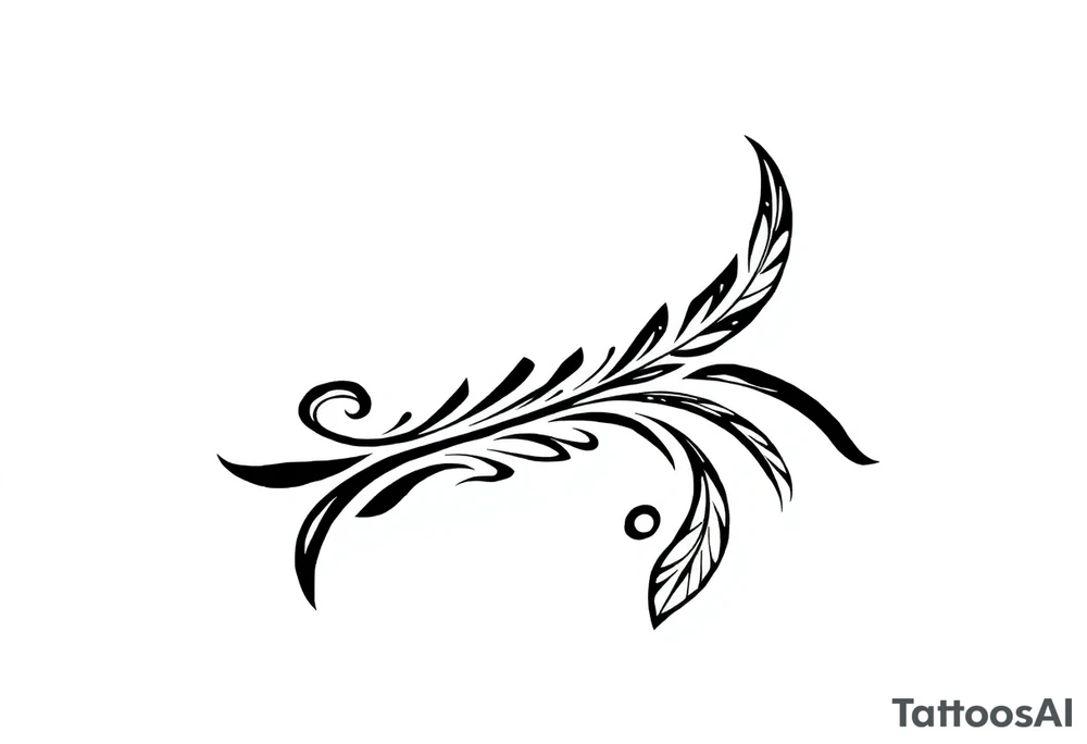 maori tattoo from the tribe of ngati kahu signifying safe travels, strength and growth tattoo idea