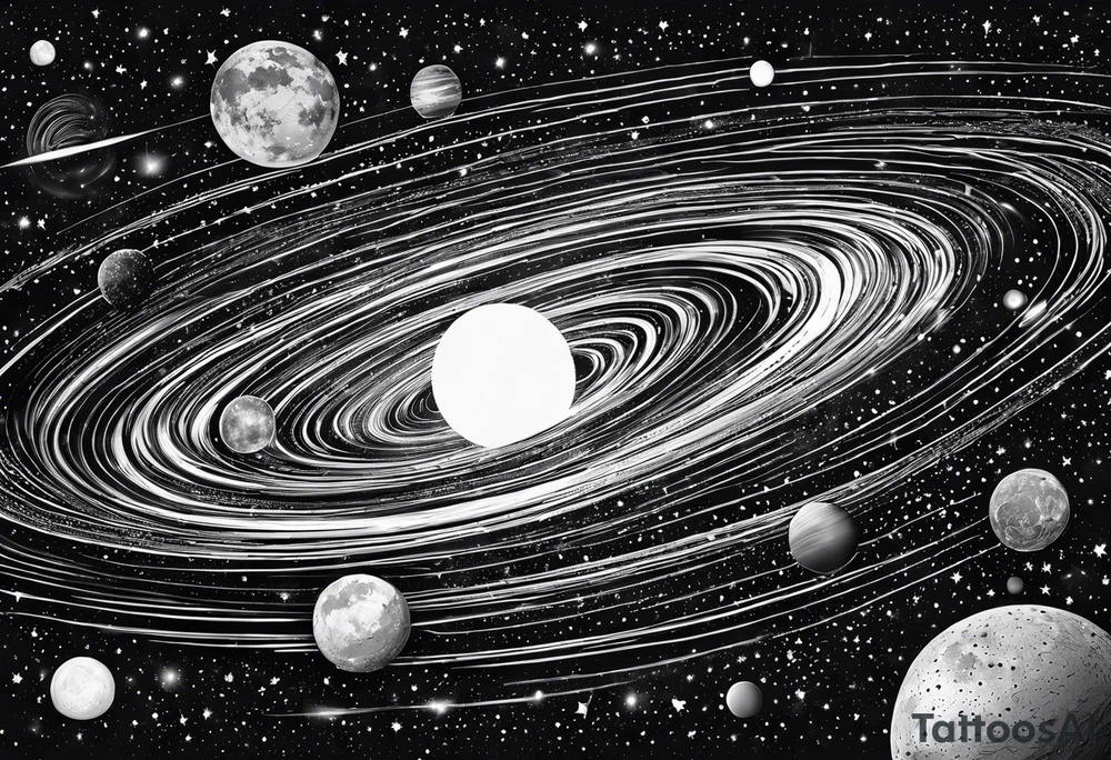 milky way galaxy tattoo idea