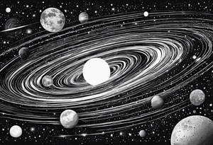 milky way galaxy tattoo idea