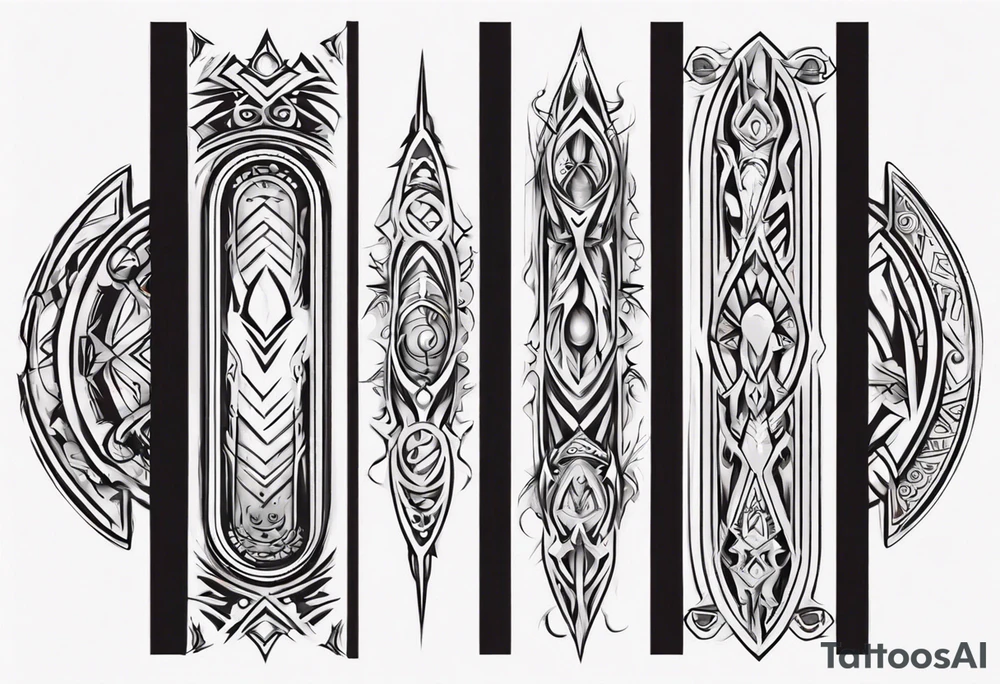 portal door frame tattoo idea